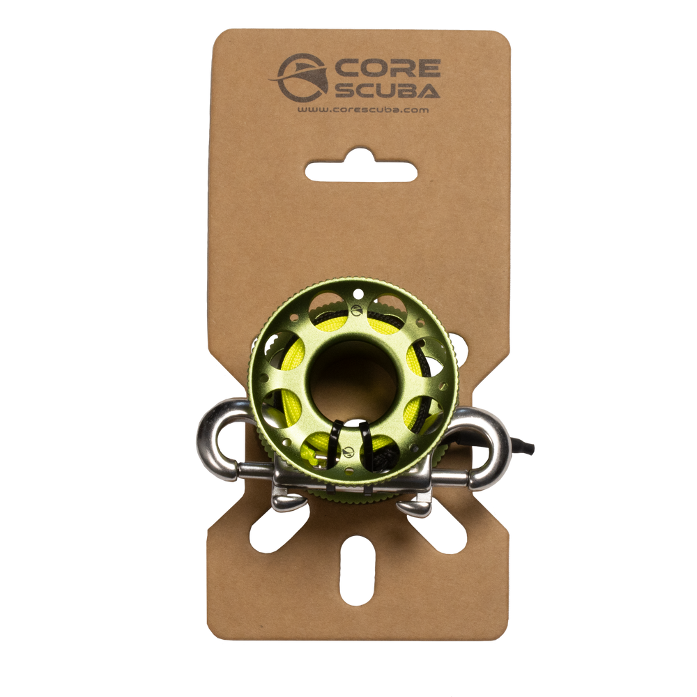 Core Scuba aluminium finger spool - 15m