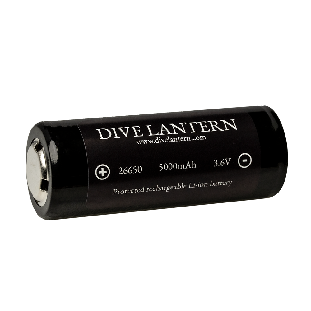 Dive Lantern 26650 5000mAh 3.6V Battery (compatible with D11, D40, V11, VM27, V40)